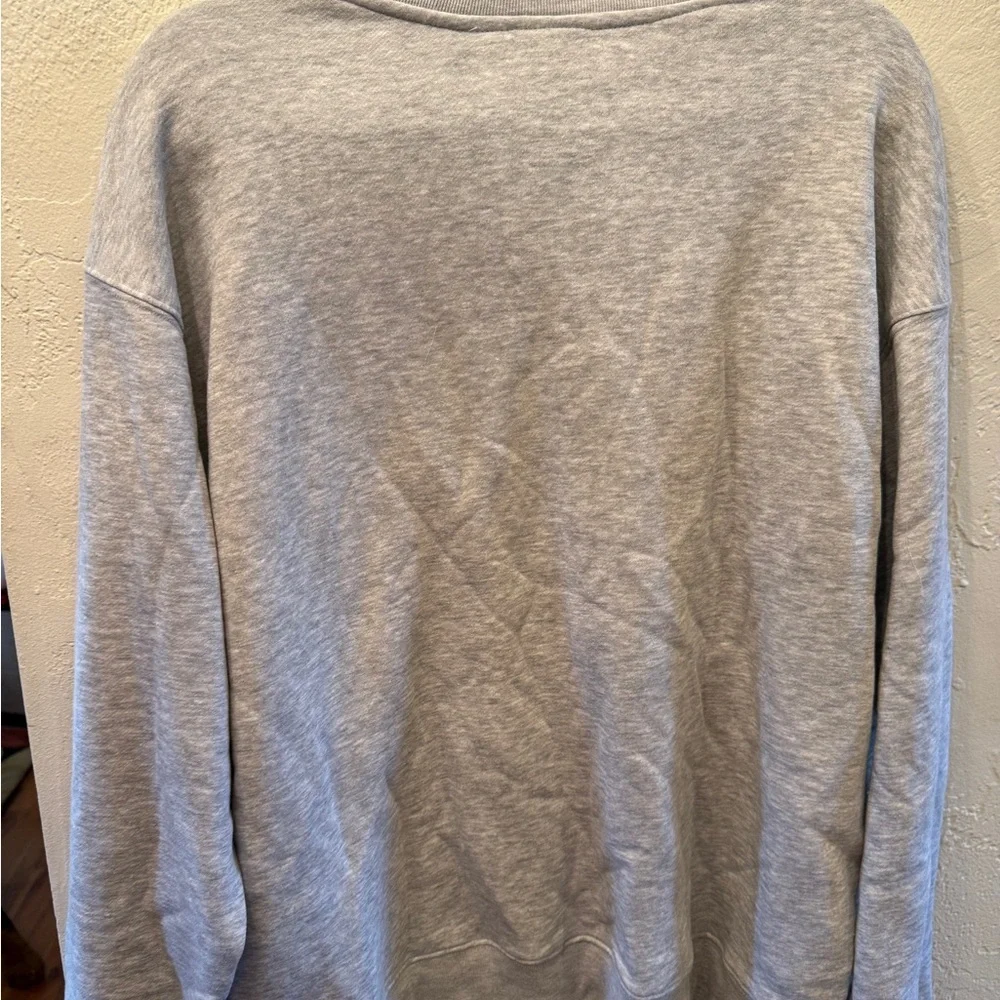 Disney Mickey Mouse snd Pluto Gray Crewneck Sweatshirt My Dog is my Valentine